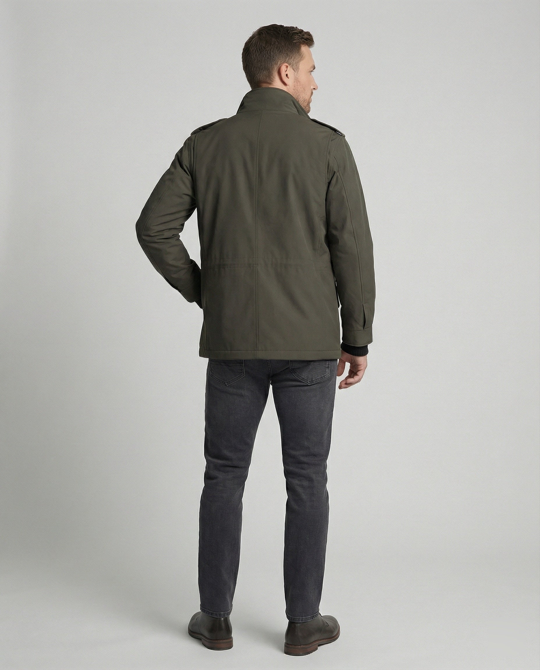 Herren Utility-Jacke Hochkragen - Norvielle