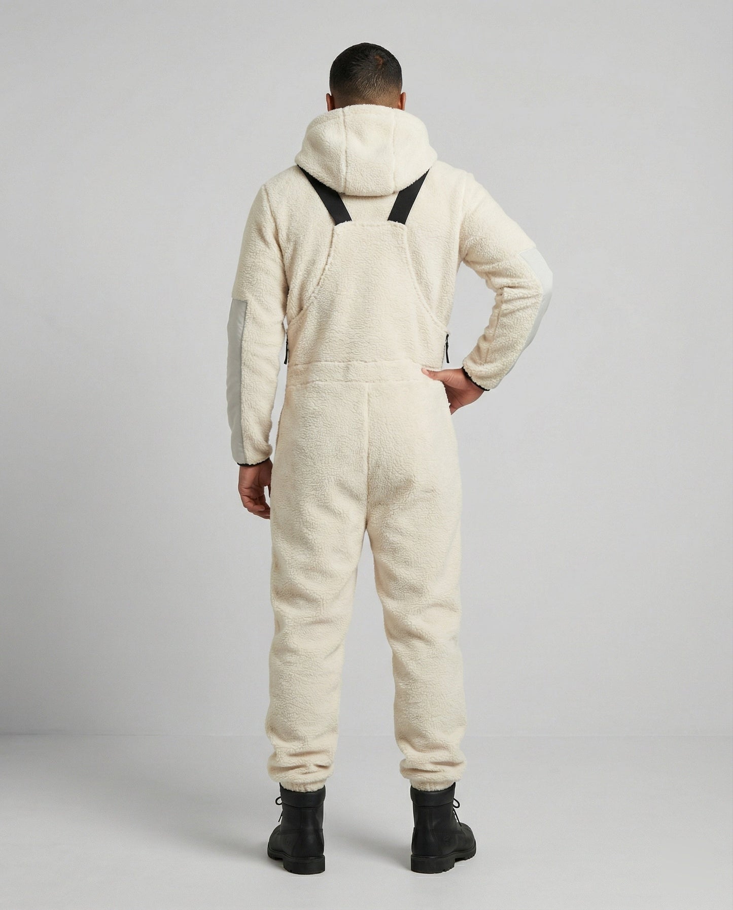 Herren Steppoverall Mit Kapuze Verstellbare Träger Bequem - Norvielle