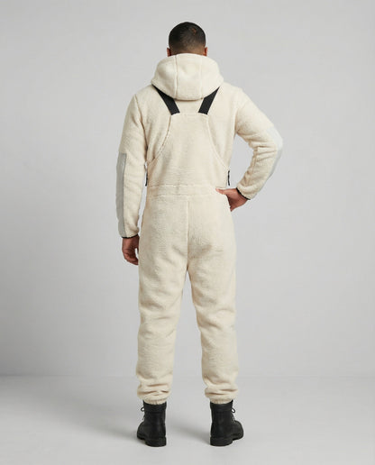 Herren Steppoverall Mit Kapuze Verstellbare Träger Bequem - Norvielle