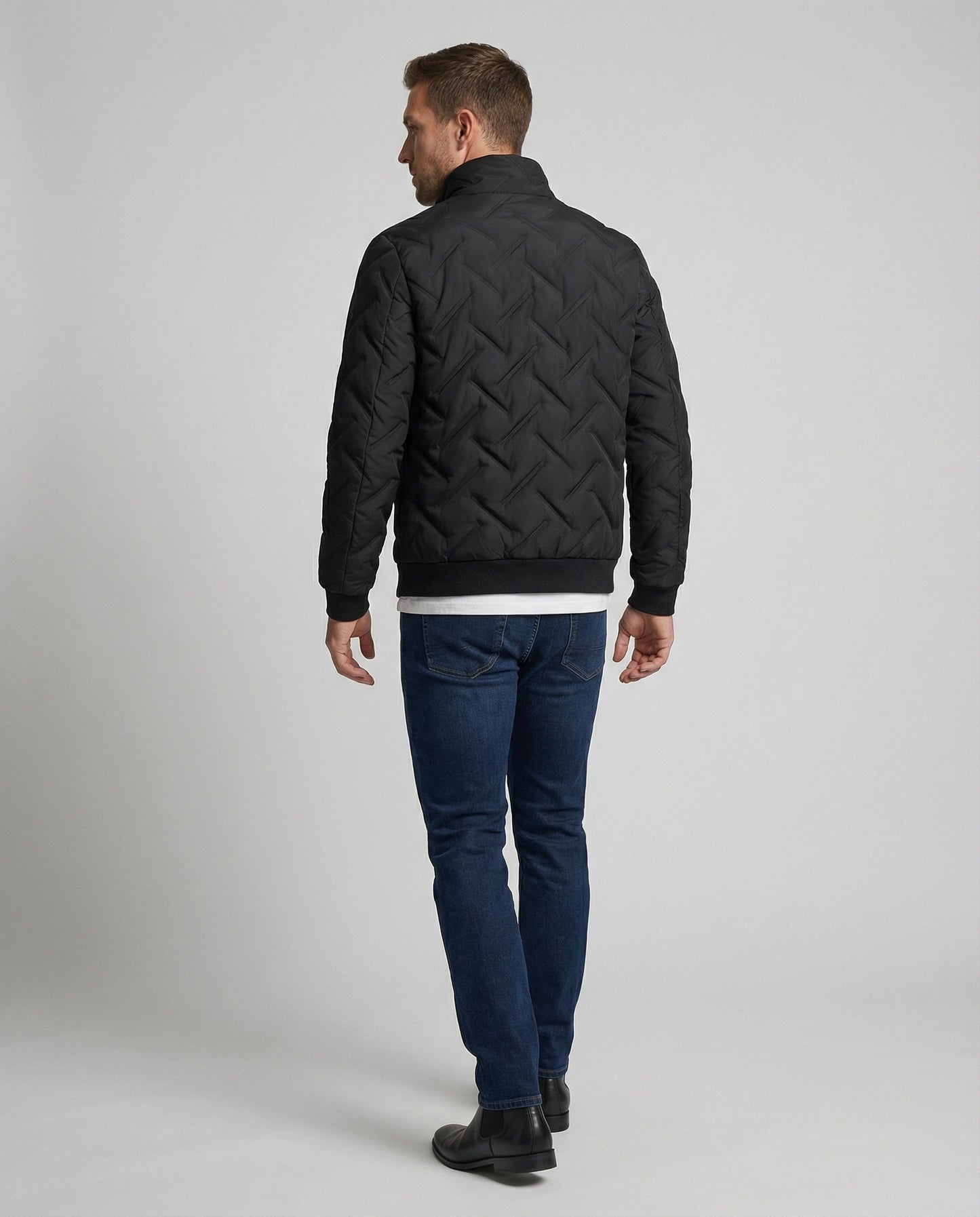Herren Winterjacke Wattierte Norvielle