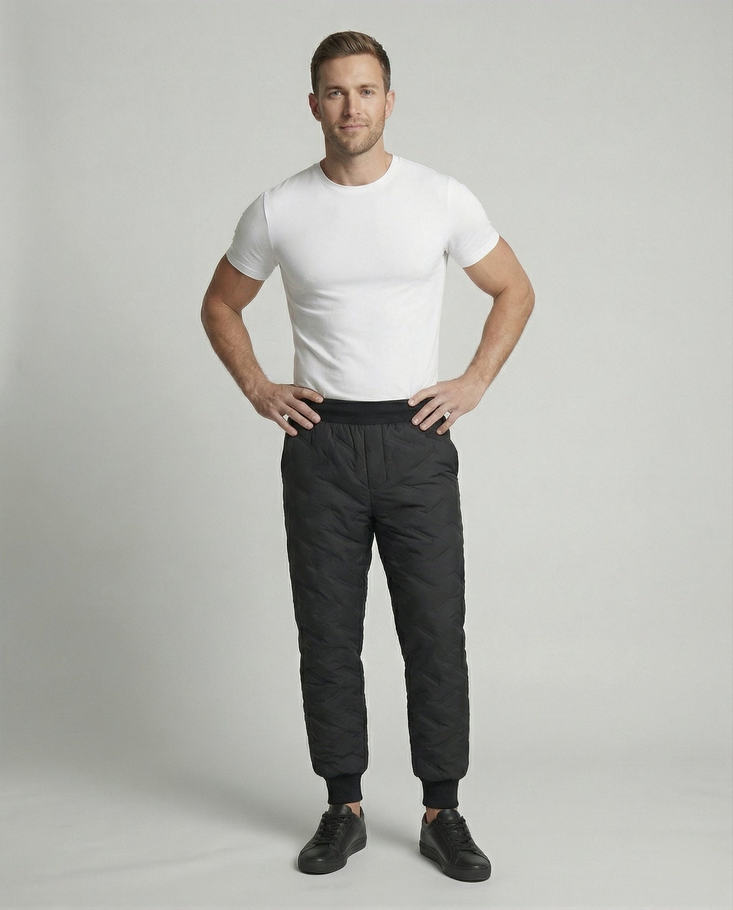 Norvielle Damen Thermohose Gefüttert Winter Schwarz - Norvielle