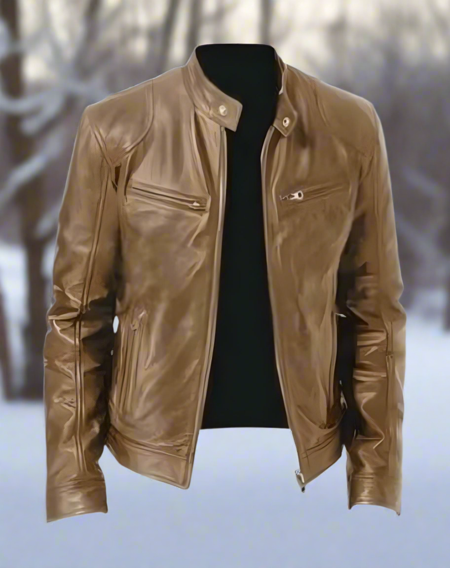 Herren Elegante Jacke Schwarz - Norvielle