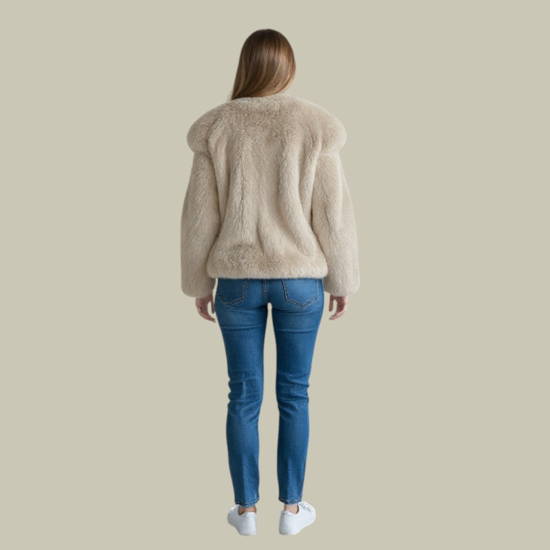 Damen Übergroßer Rollkragenpullover Winter