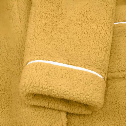 Weicher Fleece-Bademantel Damen Herren