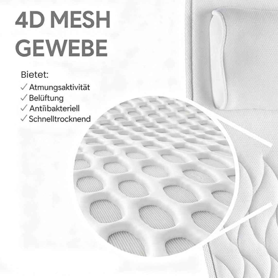 Badelux Ergonomisches Badewannen-Kissen Komfortabel