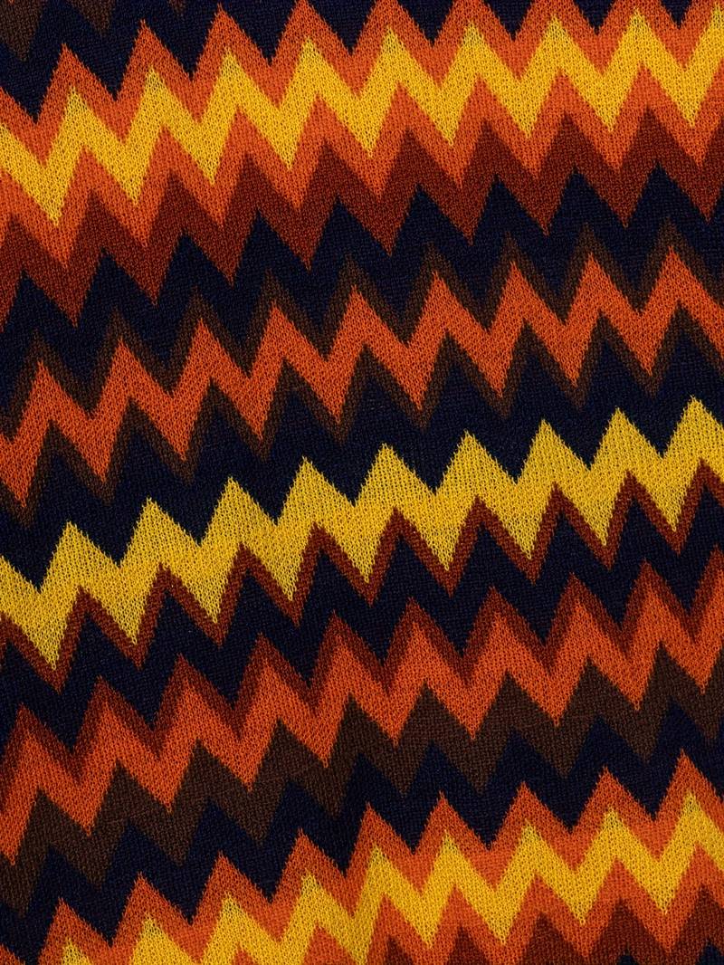 Retro Pullover Zickzackmuster