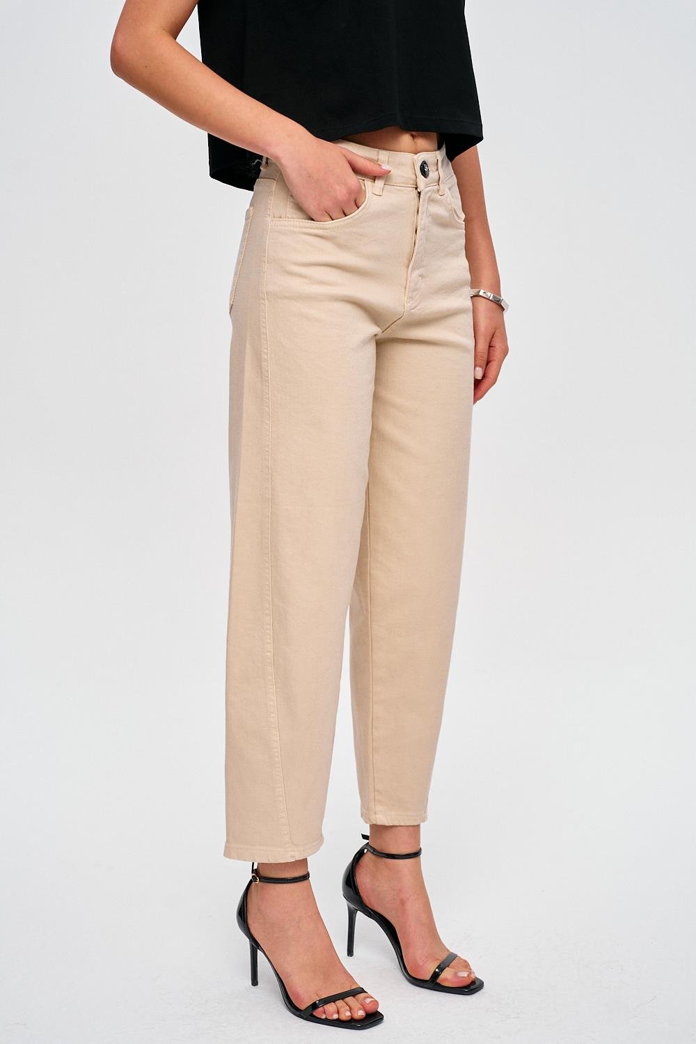 Damen Baggy Jeans Balloon Stil Lea