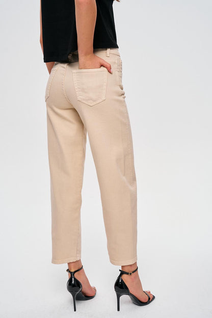 Damen Baggy Jeans Balloon Stil Lea