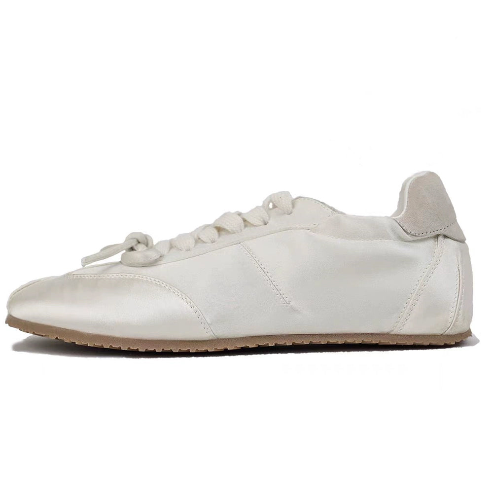 Damen Ballet Sneaker Elegantes Leder