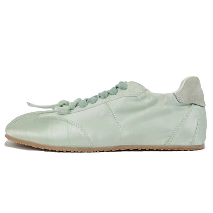 Damen Ballet Sneaker Elegantes Leder