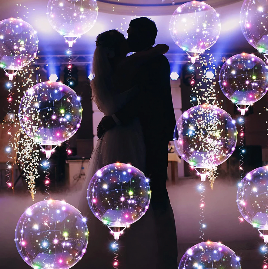 LED-Luftballons Partydeko Lichter