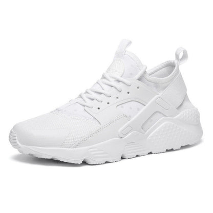 Leichte Damen Sommer Sneaker Atmungsaktives Mesh Weiß
