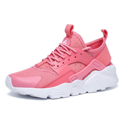 Leichte Damen Sommer Sneaker Atmungsaktives Mesh Weiß