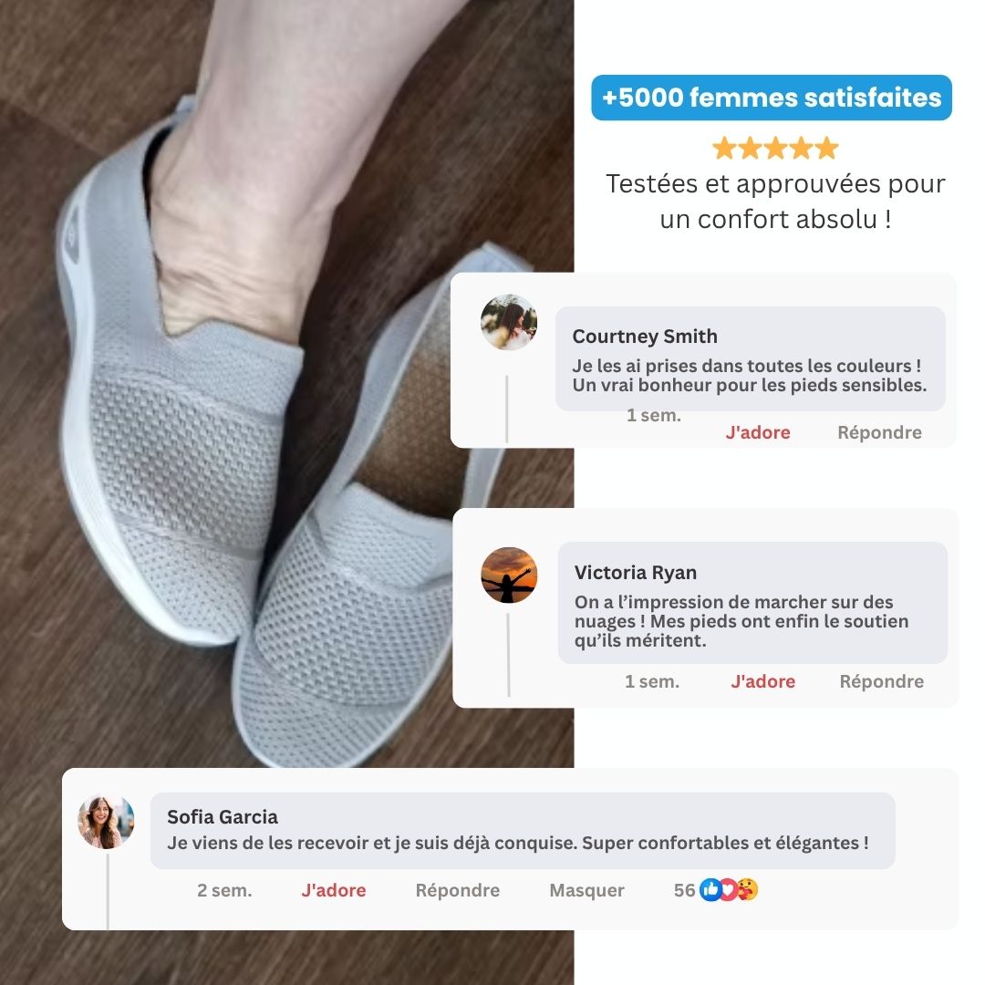 Damen Orthopädische Sneaker Elegant Bequem