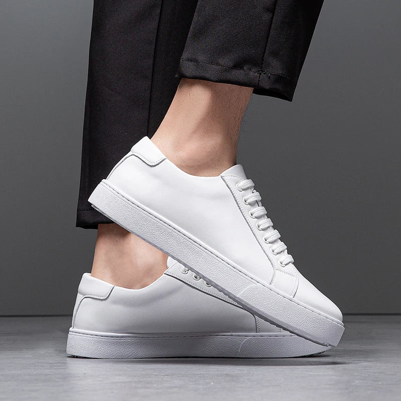 Herren Leder Sneaker Komfortabel David