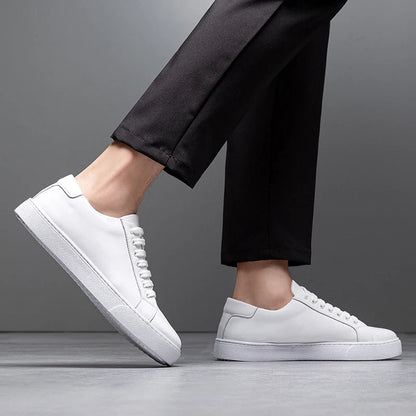 Herren Leder Sneaker Komfortabel David