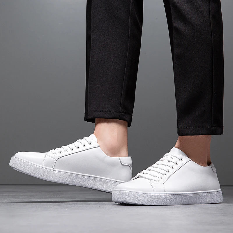Herren Leder Sneaker Komfortabel David