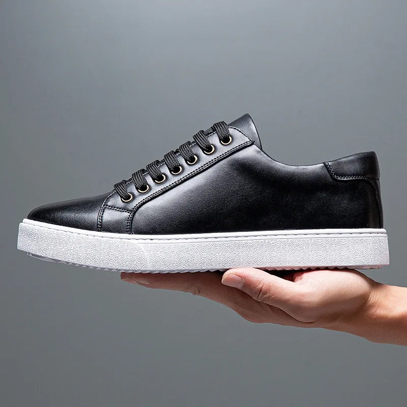 Herren Leder Sneaker Komfortabel David