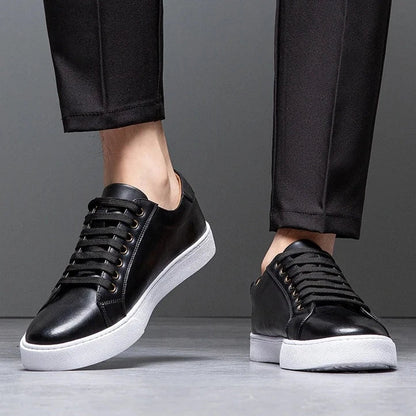 Herren Leder Sneaker Komfortabel David