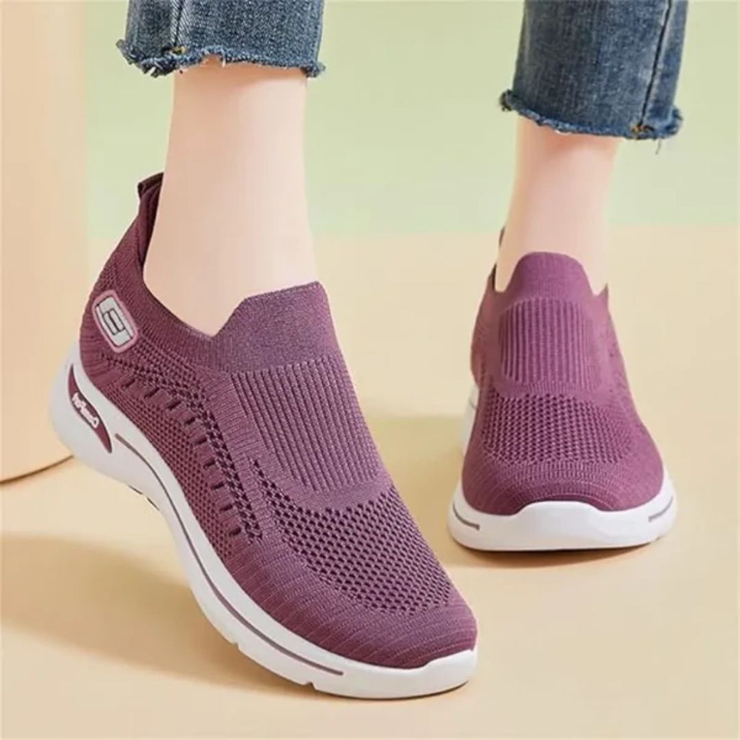 Damen Orthopädische Sneaker Bequem Komfortschuhe