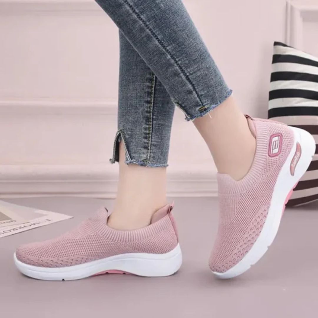 Damen Orthopädische Sneaker Bequem Komfortschuhe
