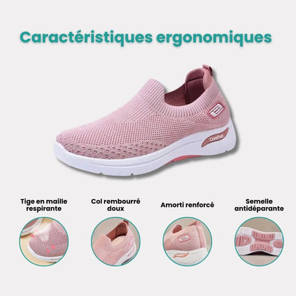 Damen Orthopädische Sneaker Bequem Komfortschuhe