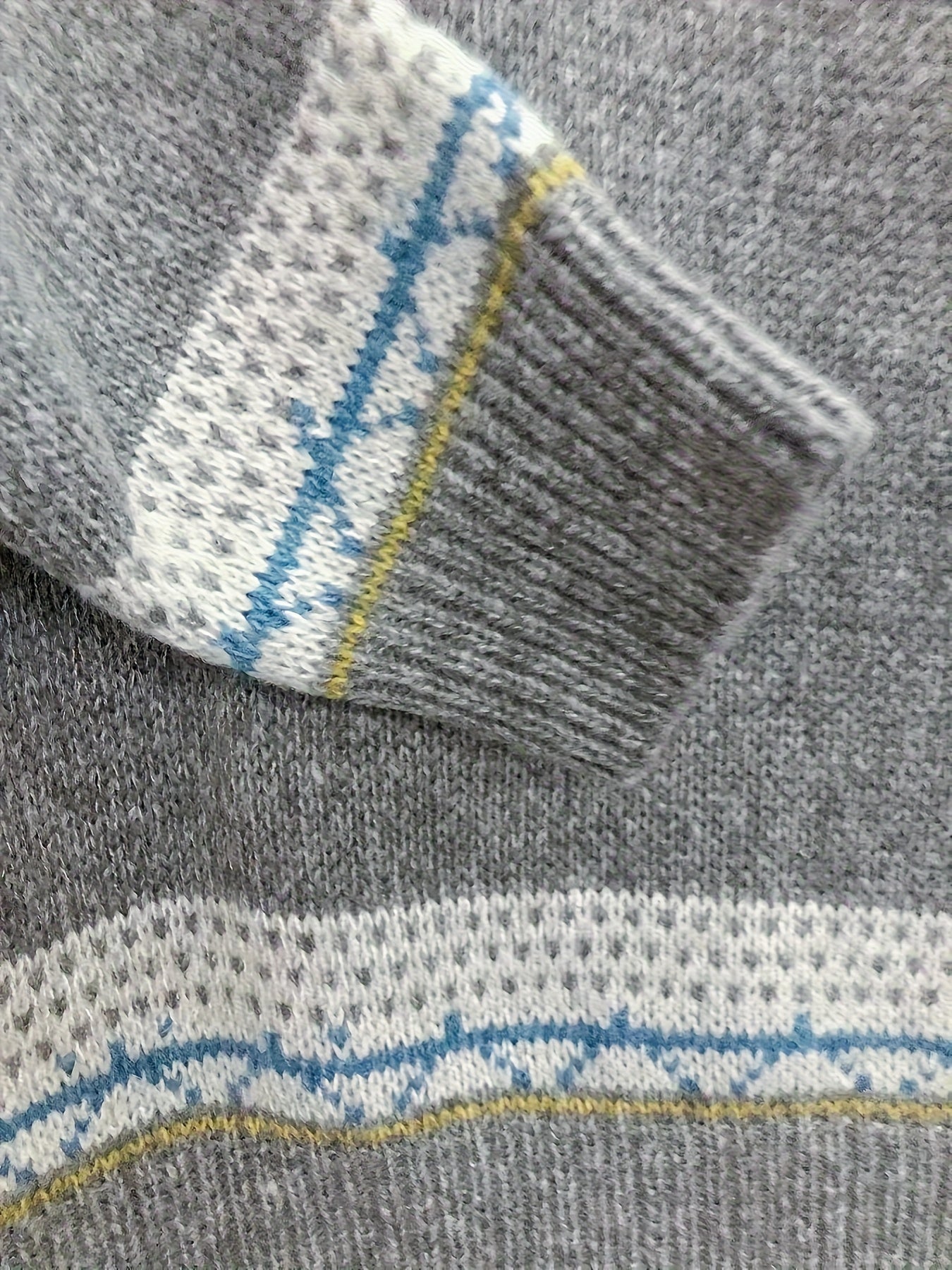 Eleganter Nordischer Pullover Warm Für Damen Herren Winter