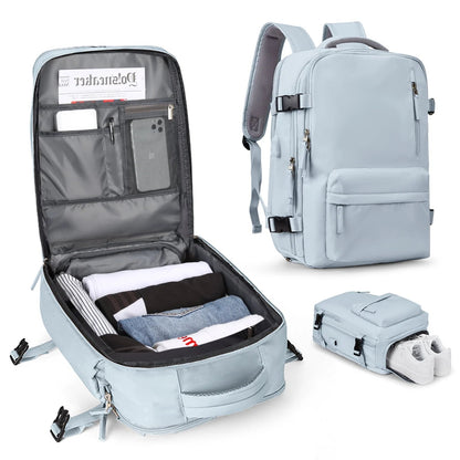 Damen Reise-Rucksack 35L Wasserdicht mit USB-Anschluss