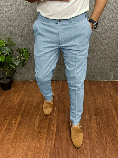 Herren Halbformelle Hose