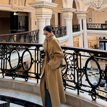 Damen Oversize Trenchcoat Lang Delfina