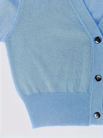 Norvielle Damen Bolerojacke Knopfverschluss