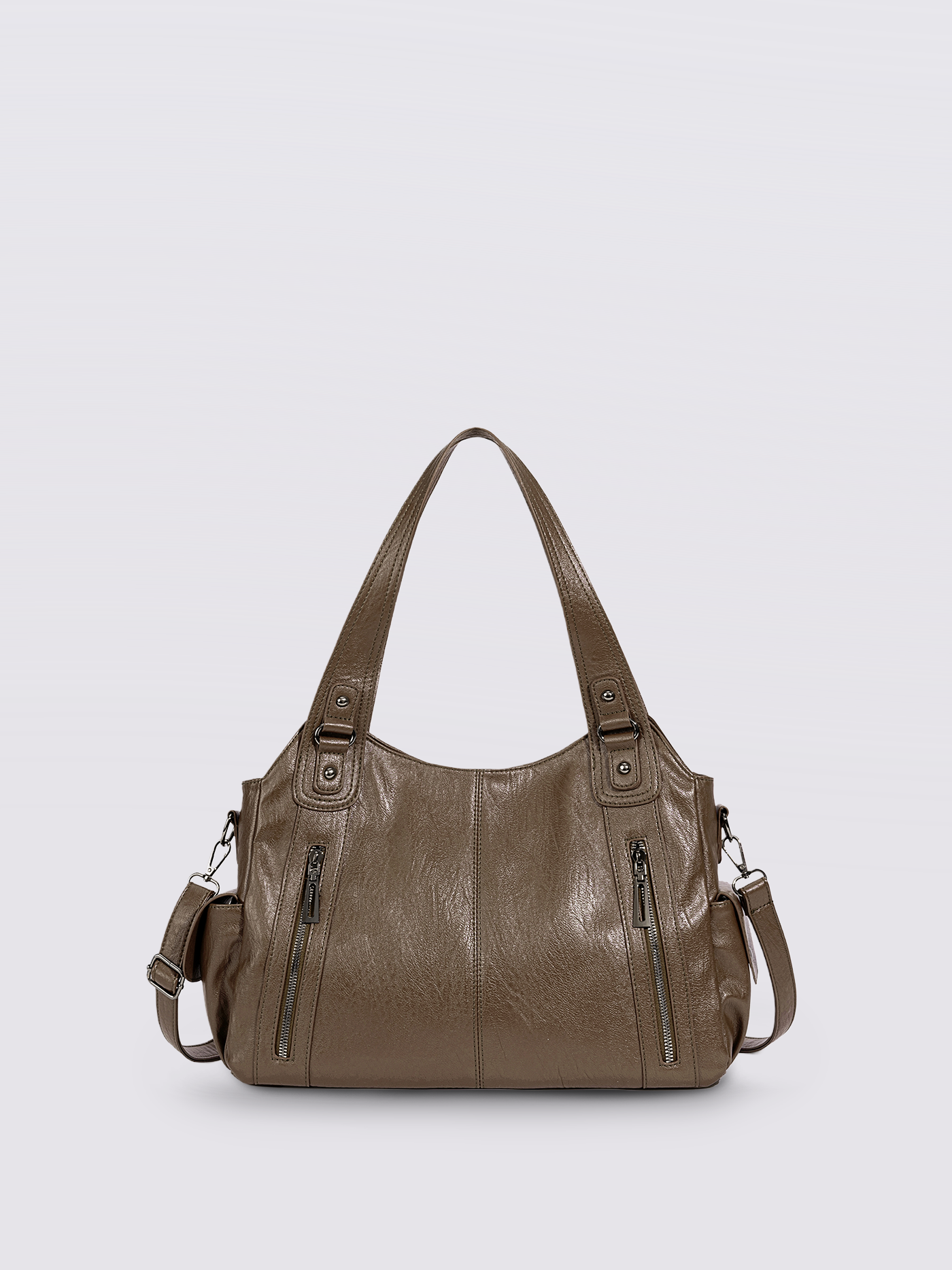 Damen City-Handtasche Crossbody Leder