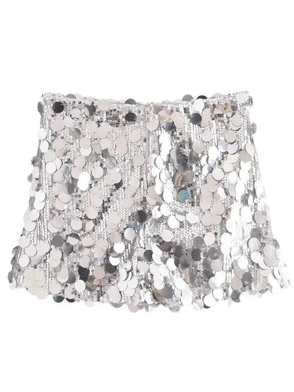 Stella Damen Minirock Glitzer
