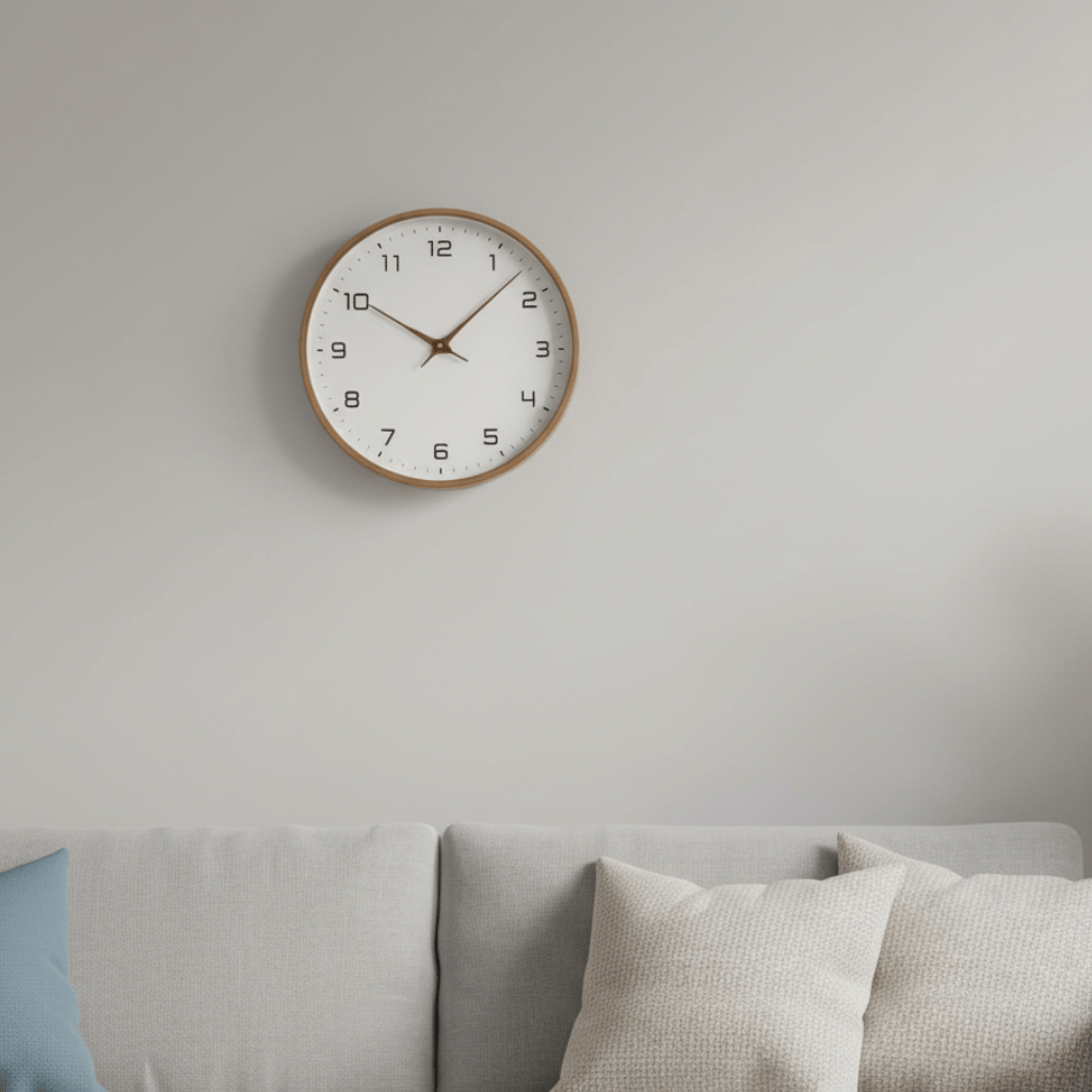 NordicTimber Holz Wanduhr Modern - Norvielle