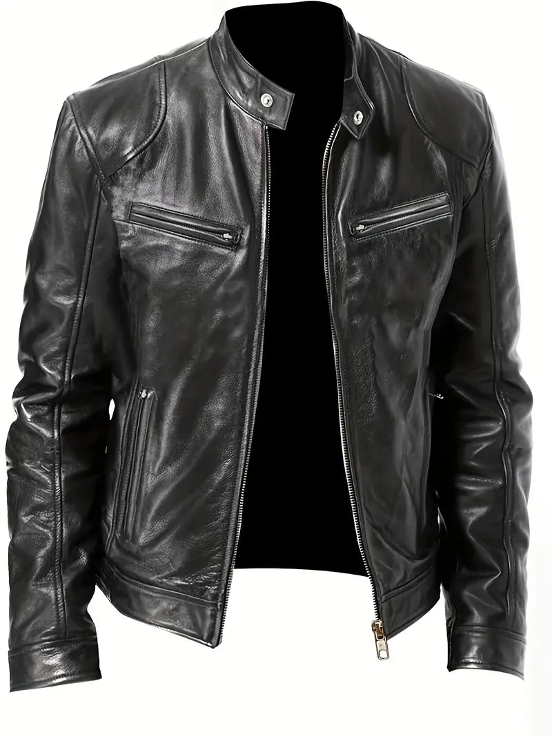 Herren Jacke mit Taschen Schwarz - Norvielle