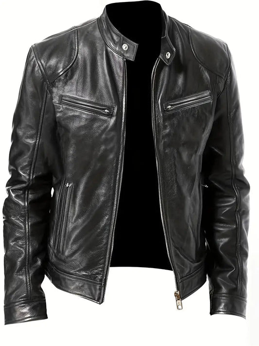 Herren Jacke mit Taschen Schwarz - Norvielle