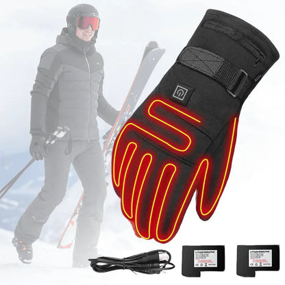 Beheizbare Handschuhe Winter HeatKraft Wärme