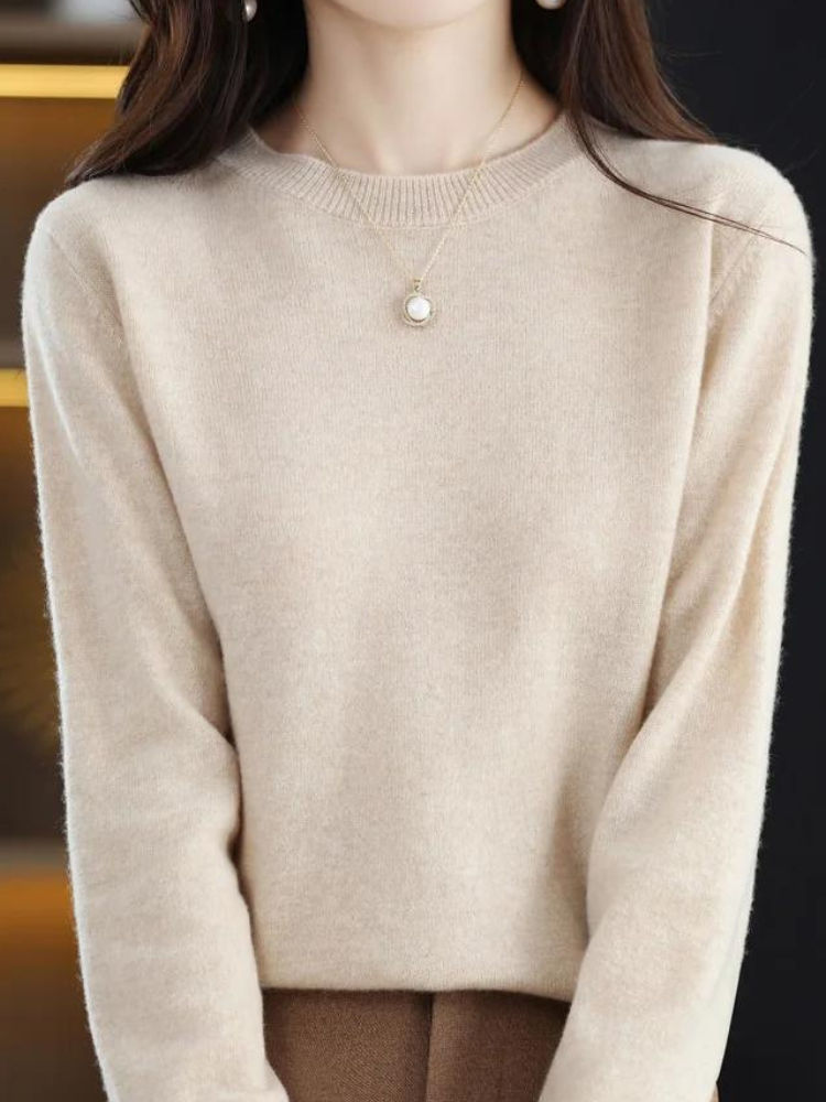 Damen Klassische Wollpullover