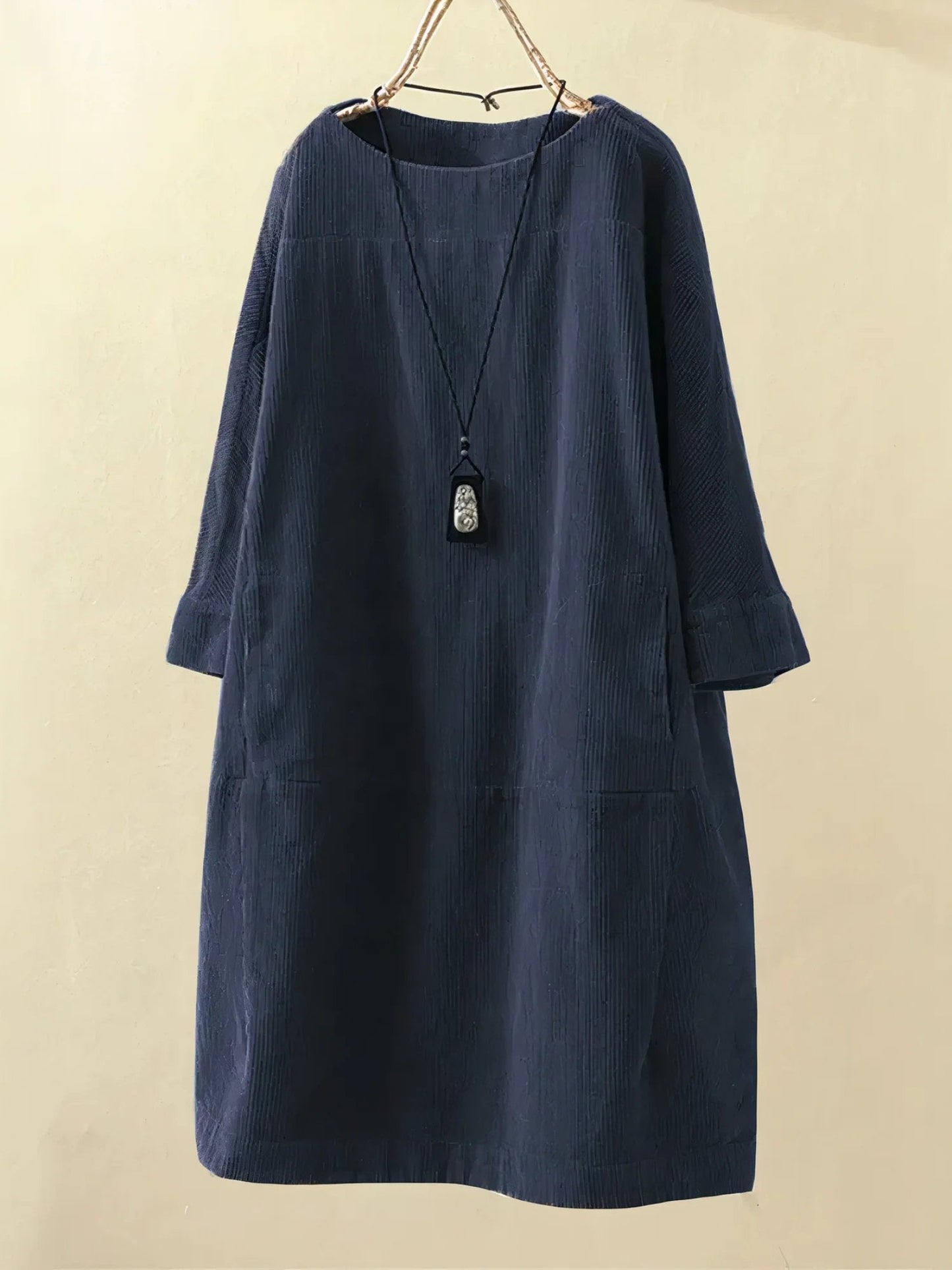 Corduroy Damen Tunika Kleid
