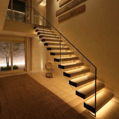 Nachtlicht LED Sensor Holzbettgestell