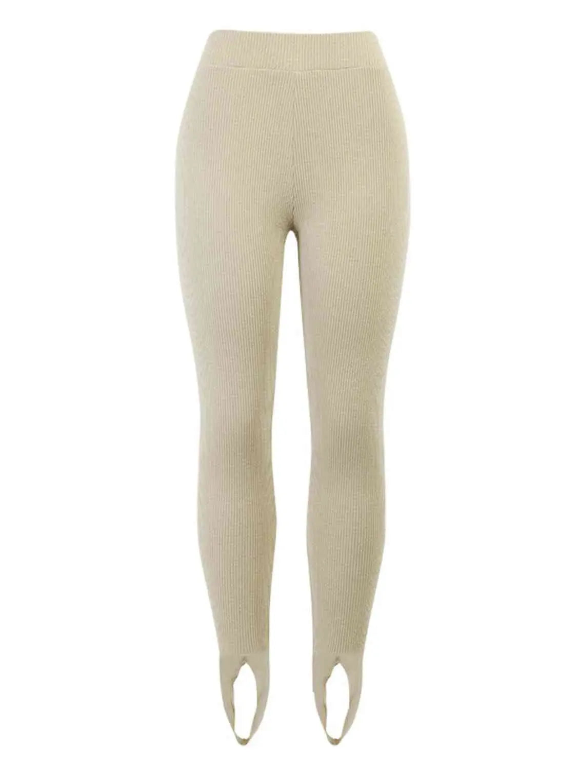 Clara | Gerippte Mid-Waist-Leggings – Komfort und Stil für Jeden Tag Zendoo.de