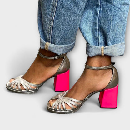 Damen Sandalen Elegantes Design Glänzend - Norvielle