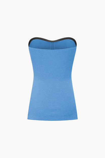 Damen Zweiteiler-Set Bustier- und Shorts Elegantes Design