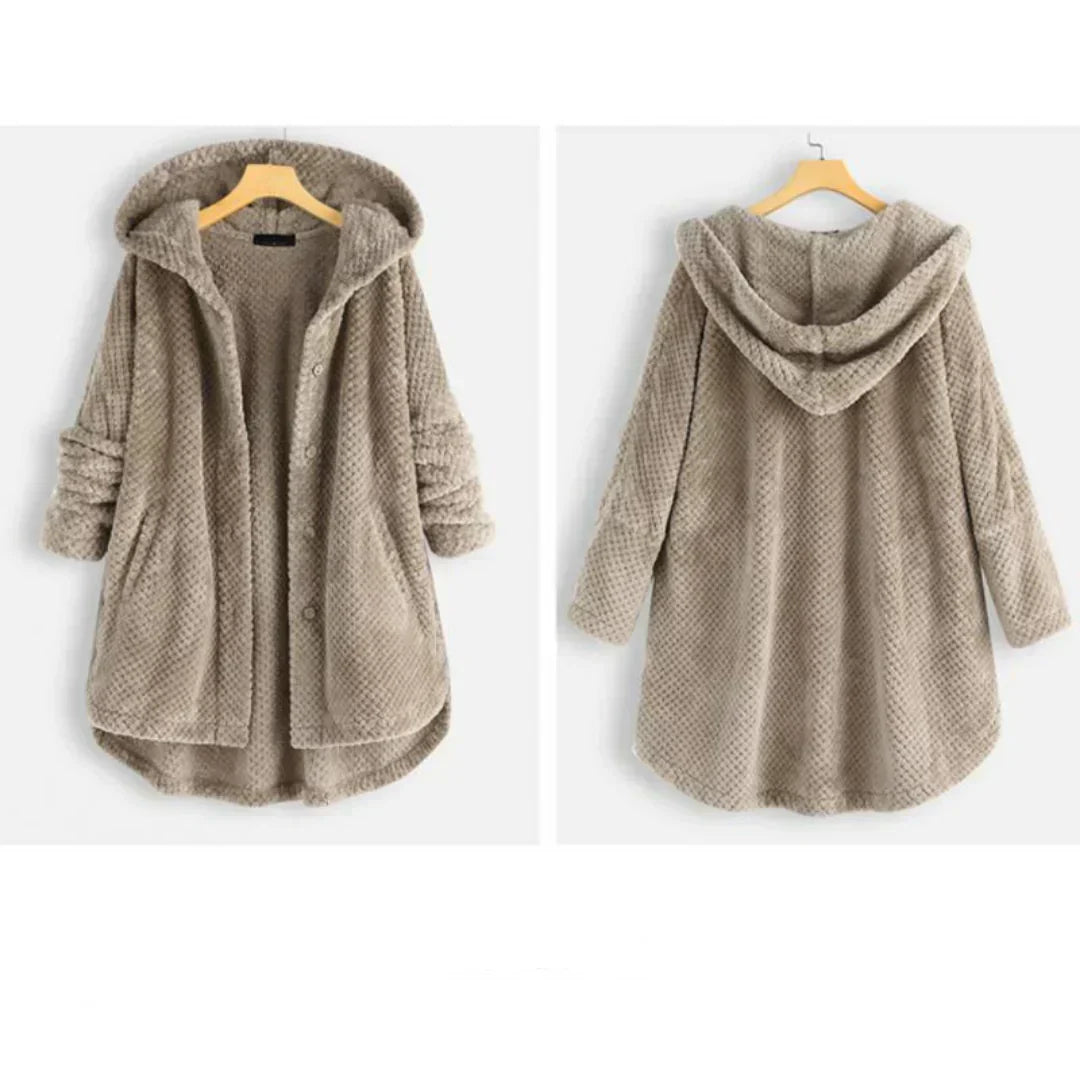 Norvielle Damen Fleecejacke Soft Beige - Norvielle