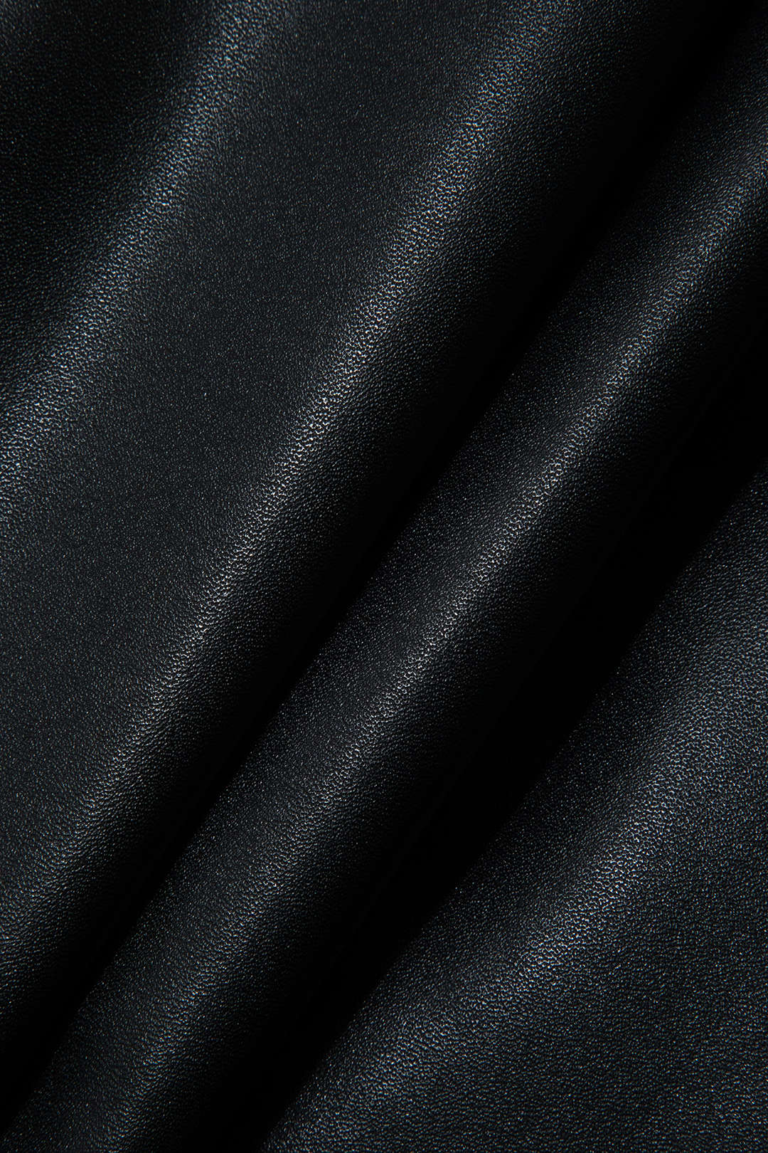 Kunstleder Minirock Damen Asymmetrisch