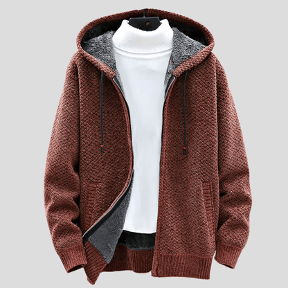 Flynn Damen Strickhoodie