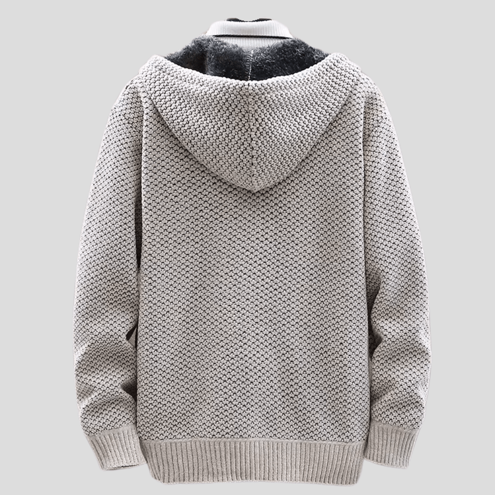 Flynn Damen Strickhoodie