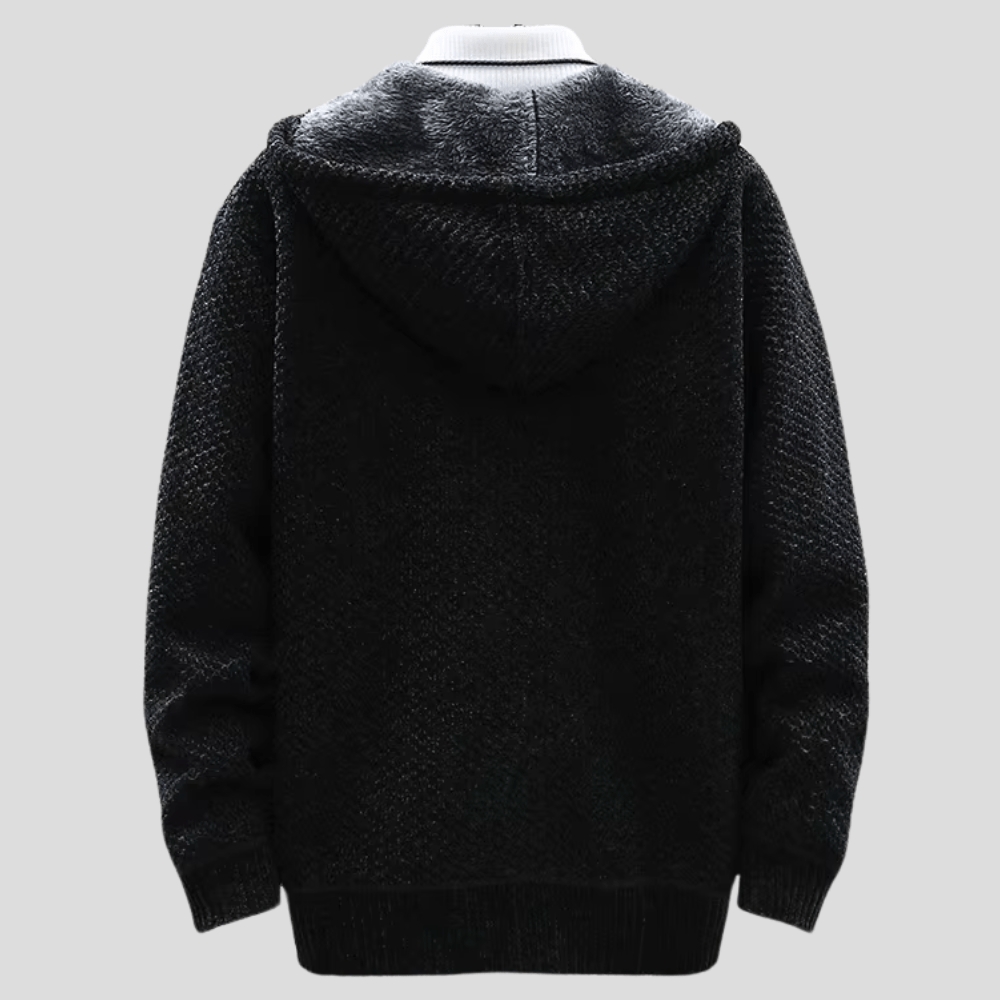 Flynn Damen Strickhoodie