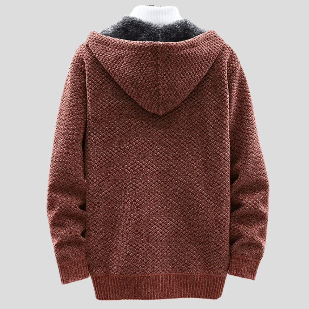 Flynn Damen Strickhoodie