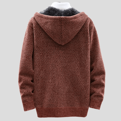 Flynn Damen Strickhoodie